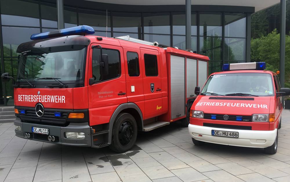 Mubea Betriebsfeuerwehr feiert Jubiläum