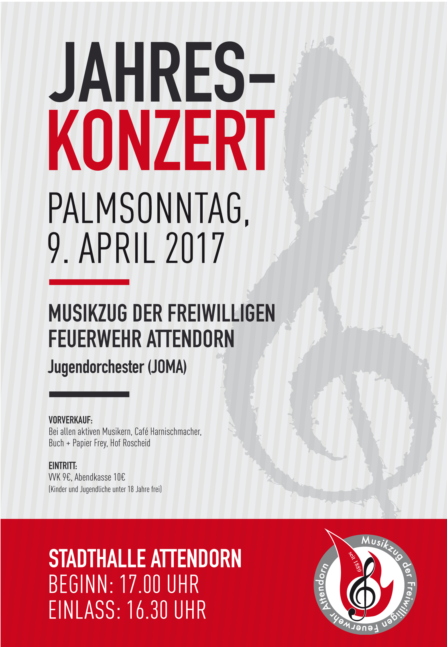 Jahreskonzert des Musikzugs Attendorn steht vor der Tür