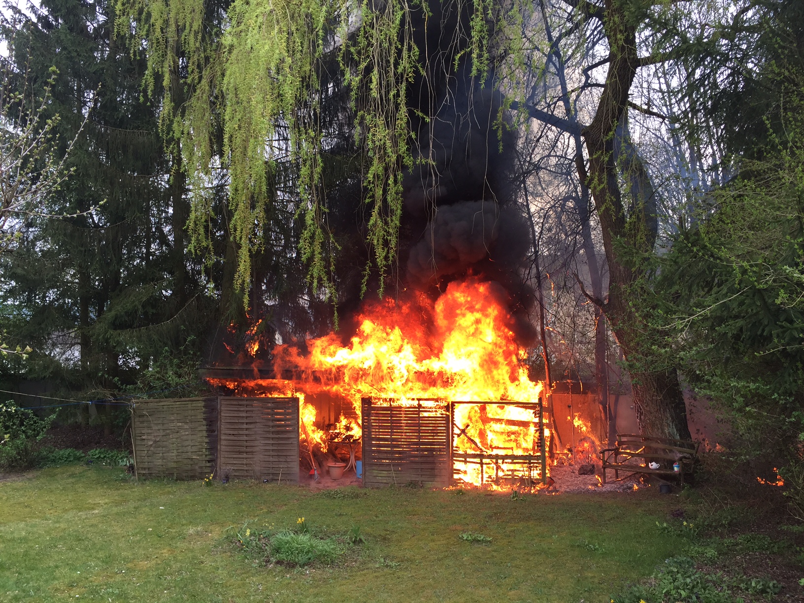 Brandausbreitung verhindert