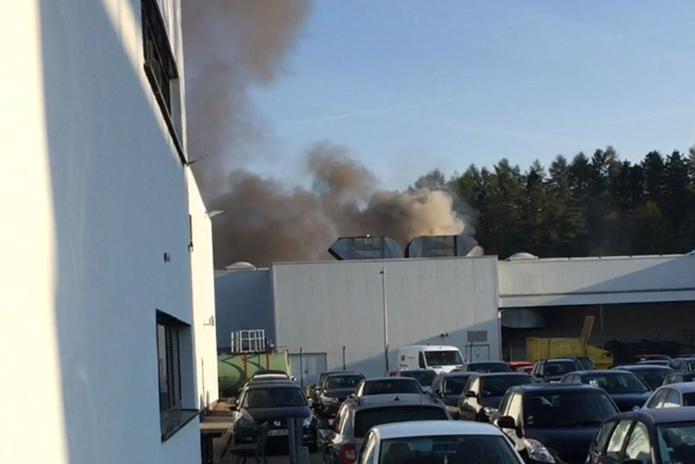 Industriebrand schnell unter Kontrolle