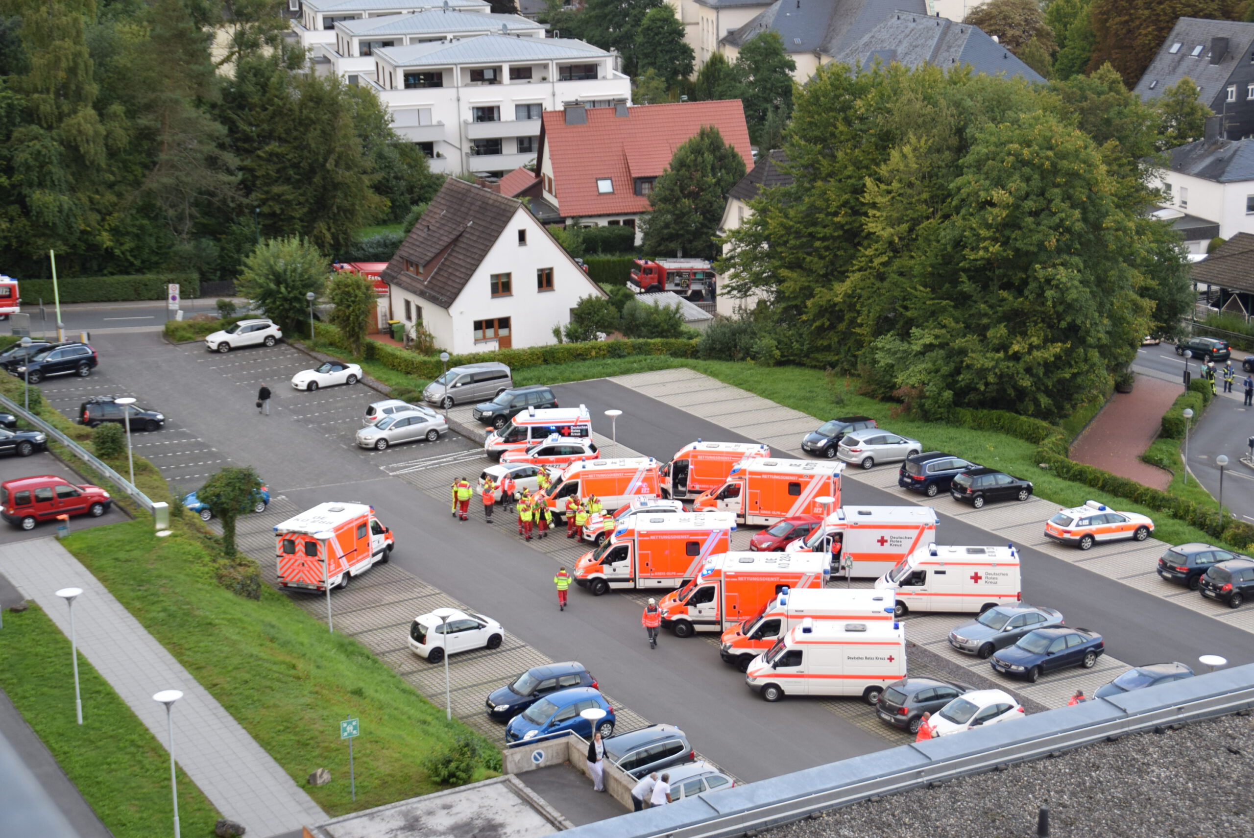 Feuer im Krankenhaus verlief glimpflich