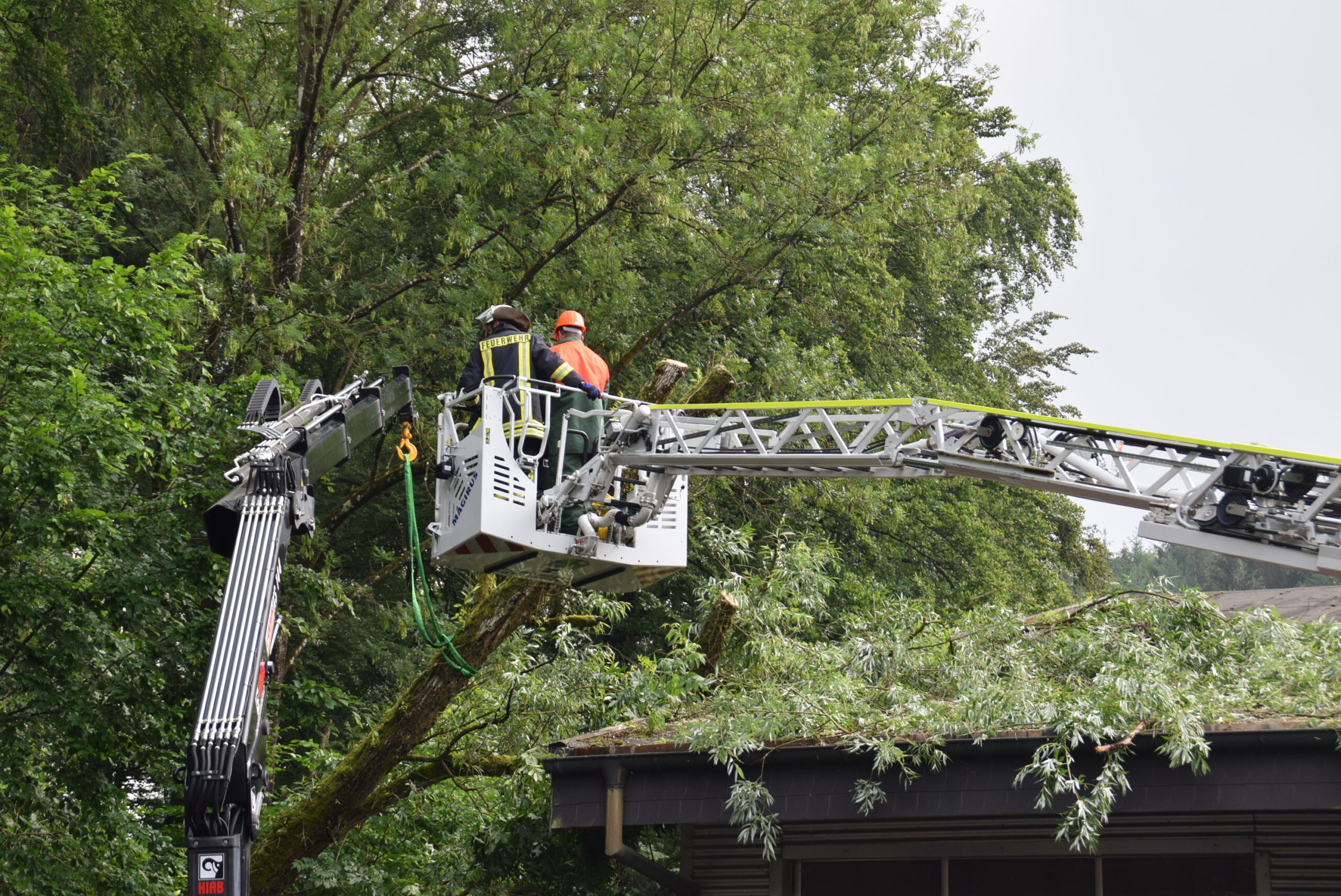 Geringe Schäden durch Unwetter