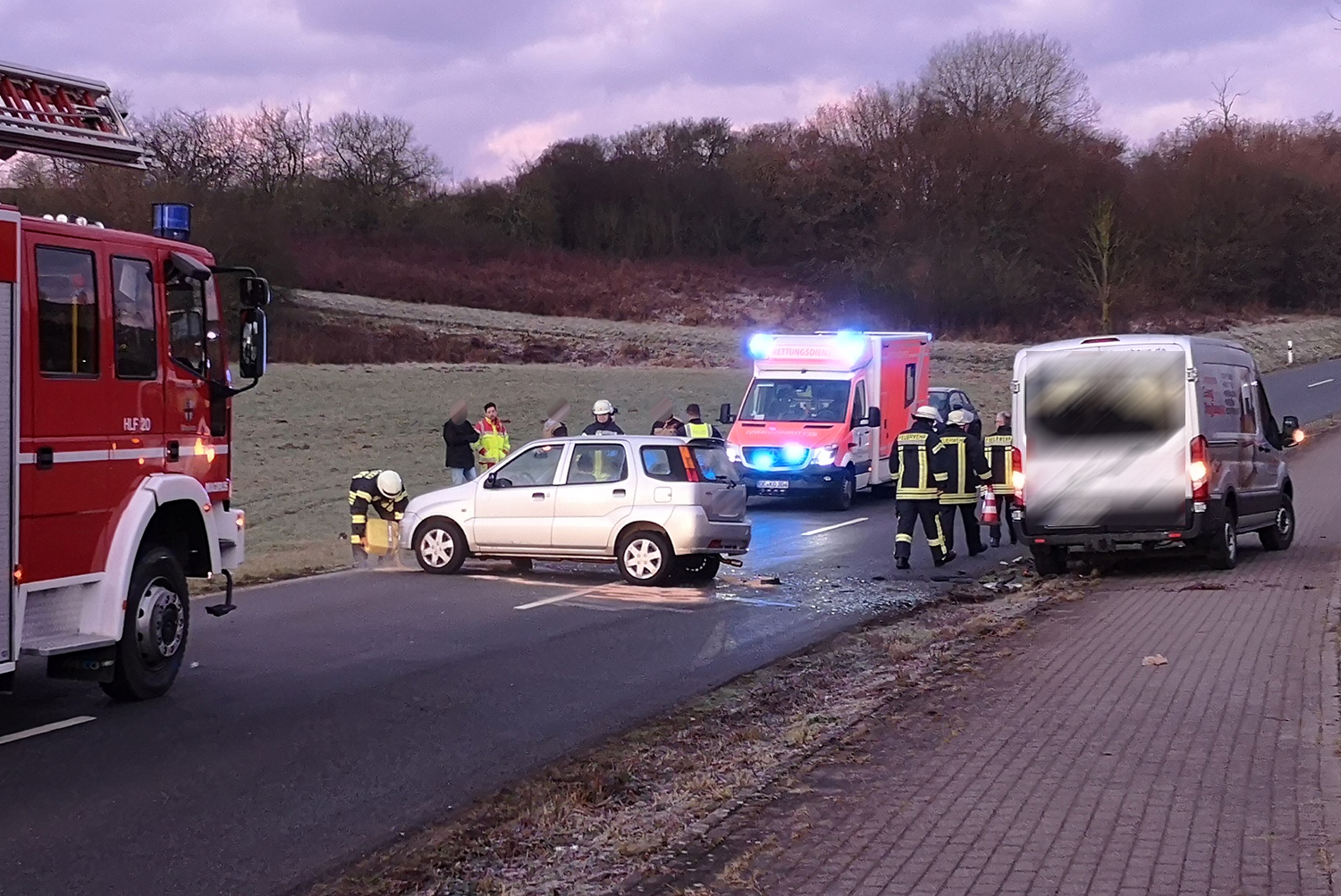 Verkehrsunfall auf der Modschlade