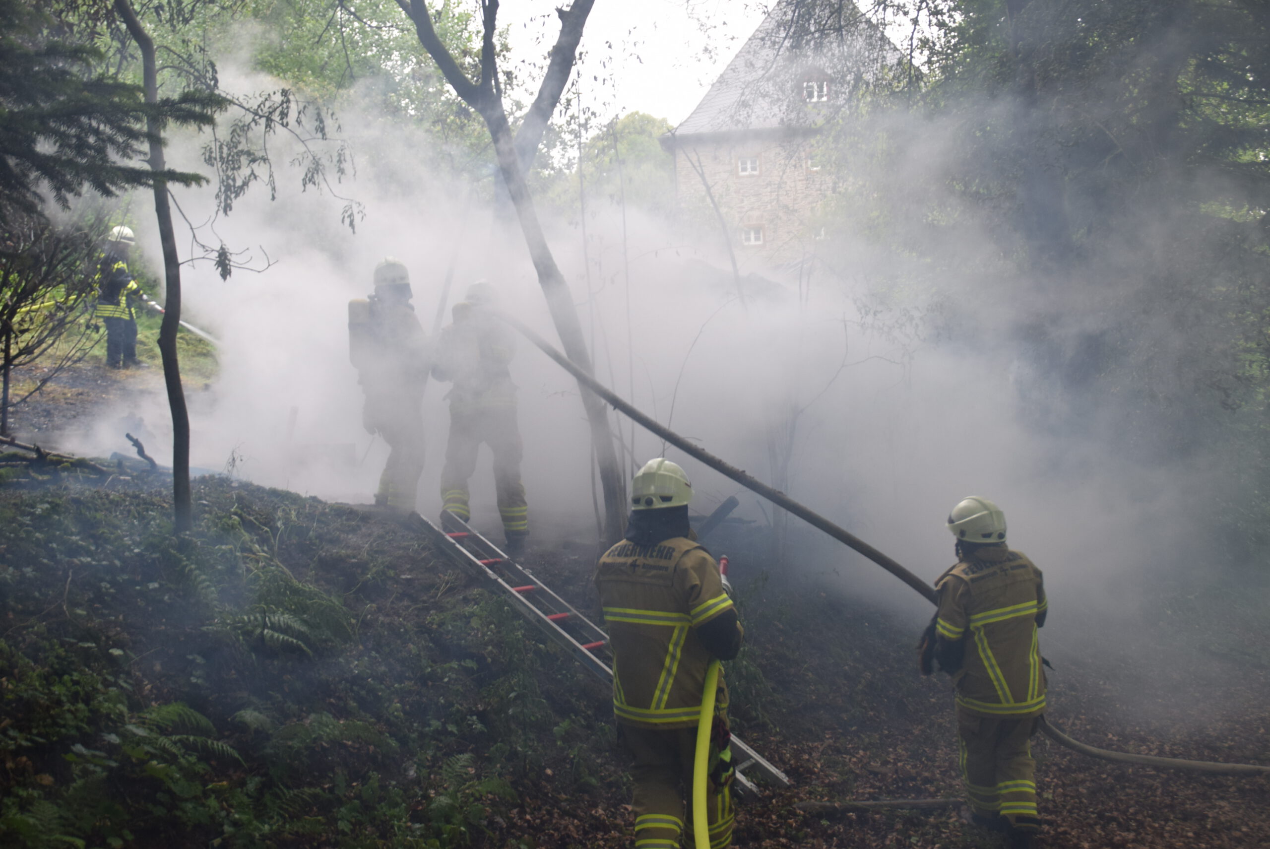 Gartenhütte vollständig abgebrannt