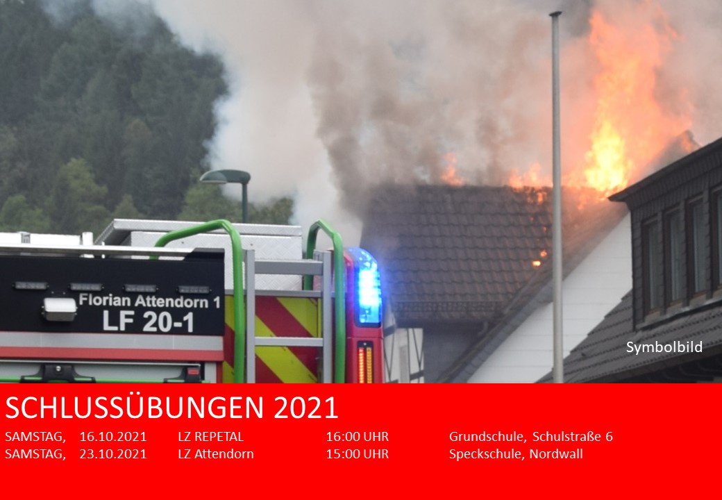 Übersicht Jahresabschlussübungen 2021