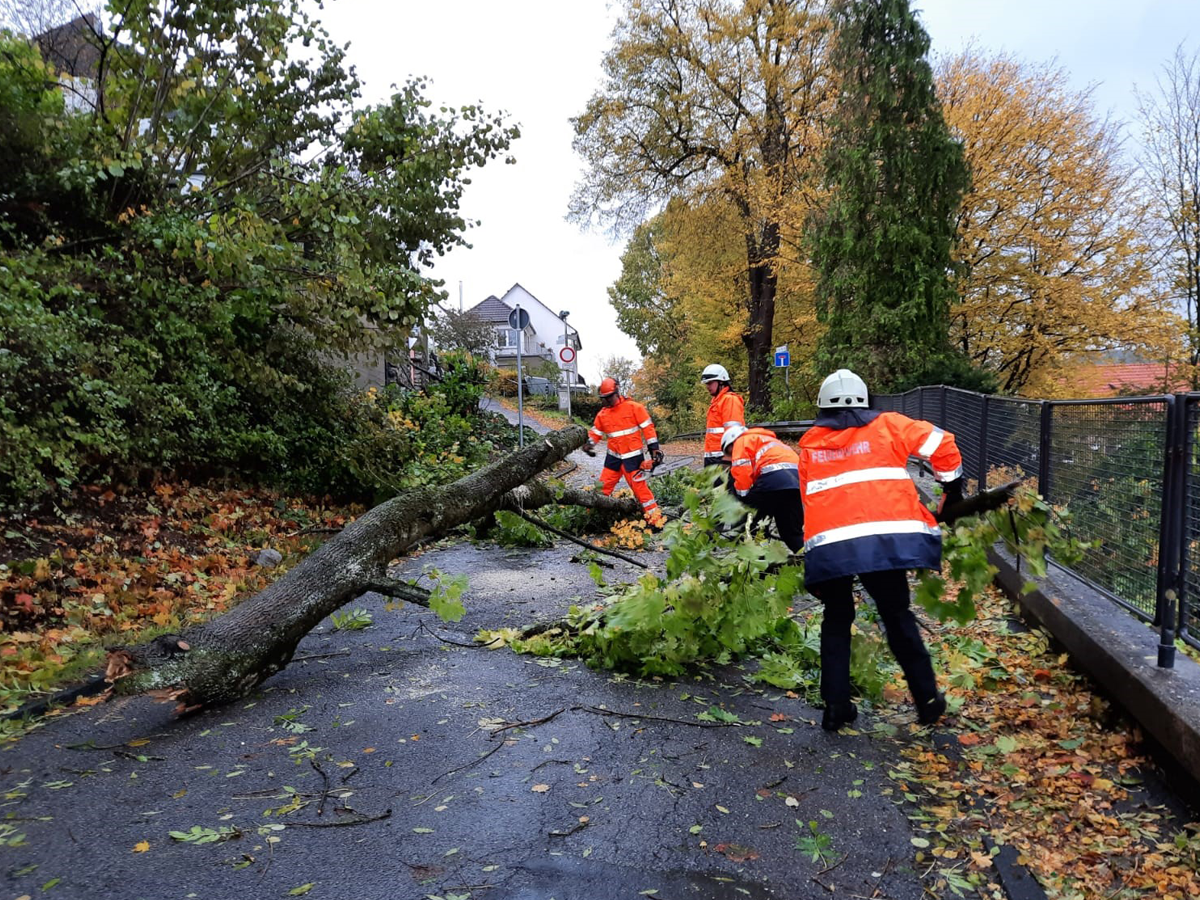 Sturm Ignatz sorgt für Einsätze