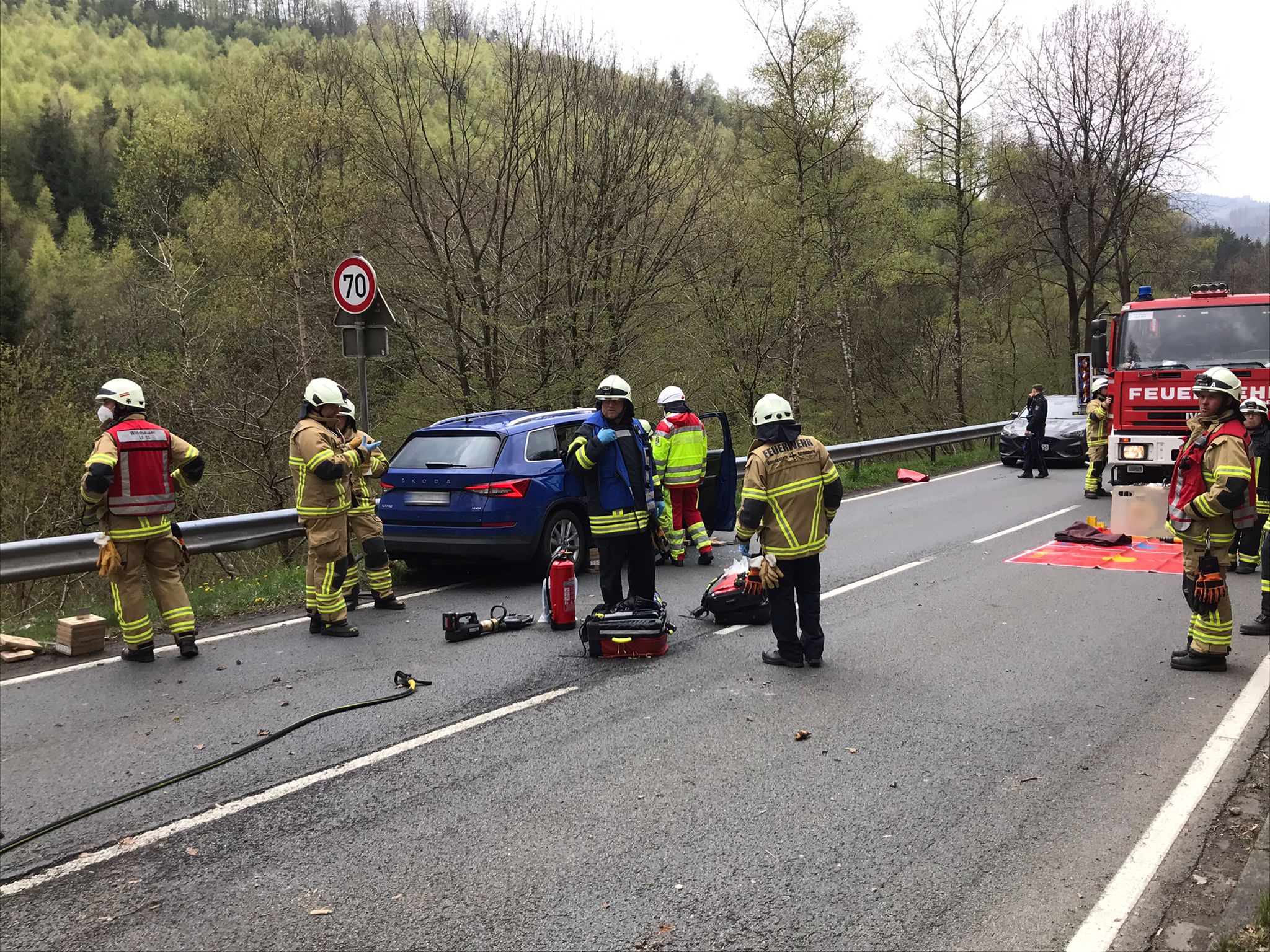 Verkehrsunfall auf der L 697