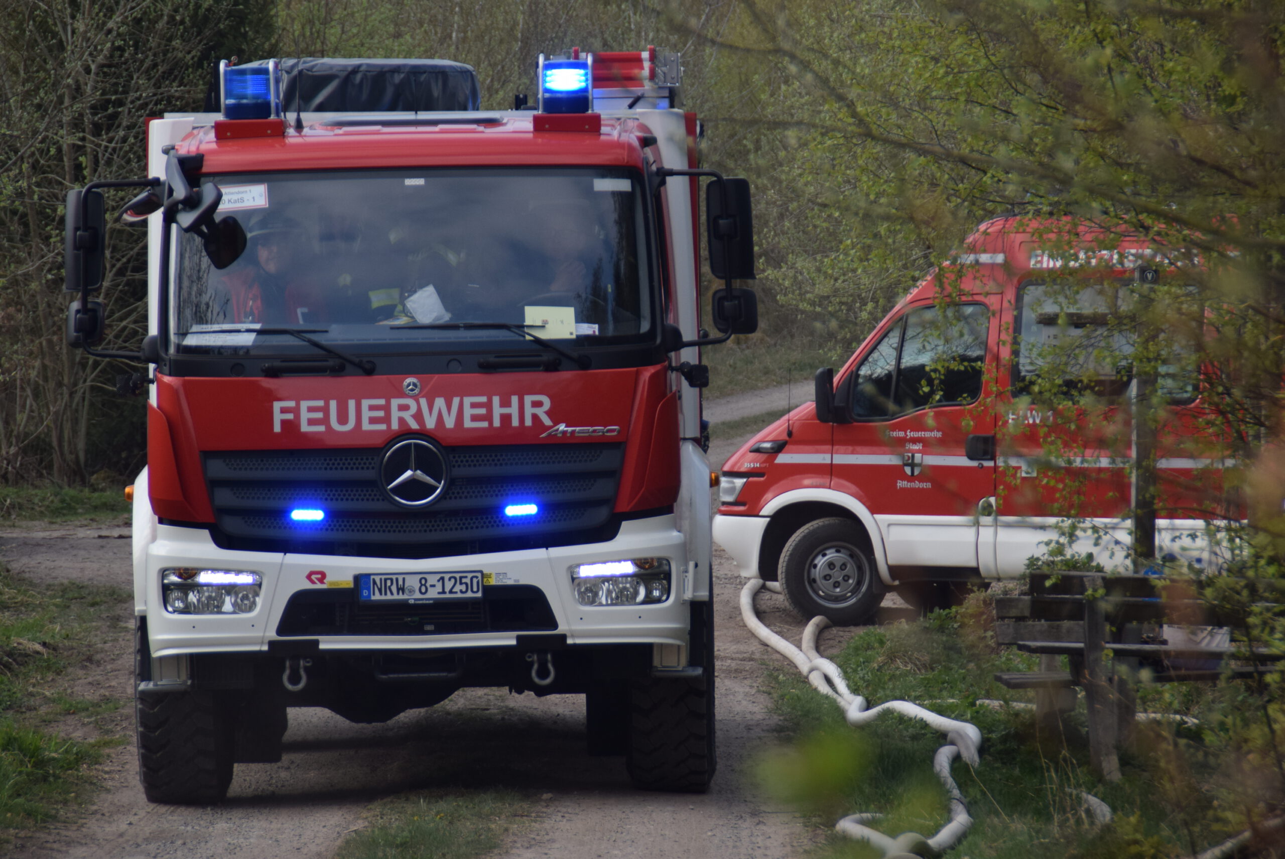 Großübung „Waldbrand“ erfolgreich verlaufen. Landrat dankt allen Einsatzkräften