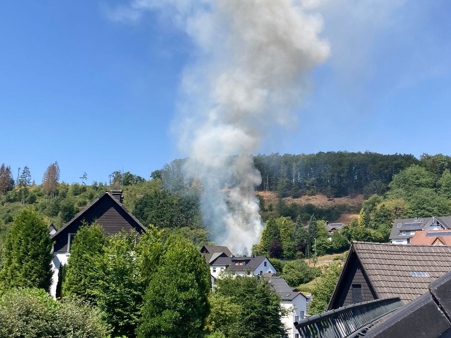 Vegetationsbrand in Lichtringhausen