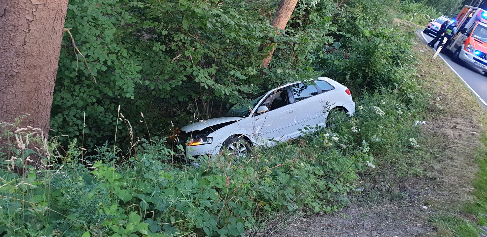 Verkehrsunfall auf der L 880