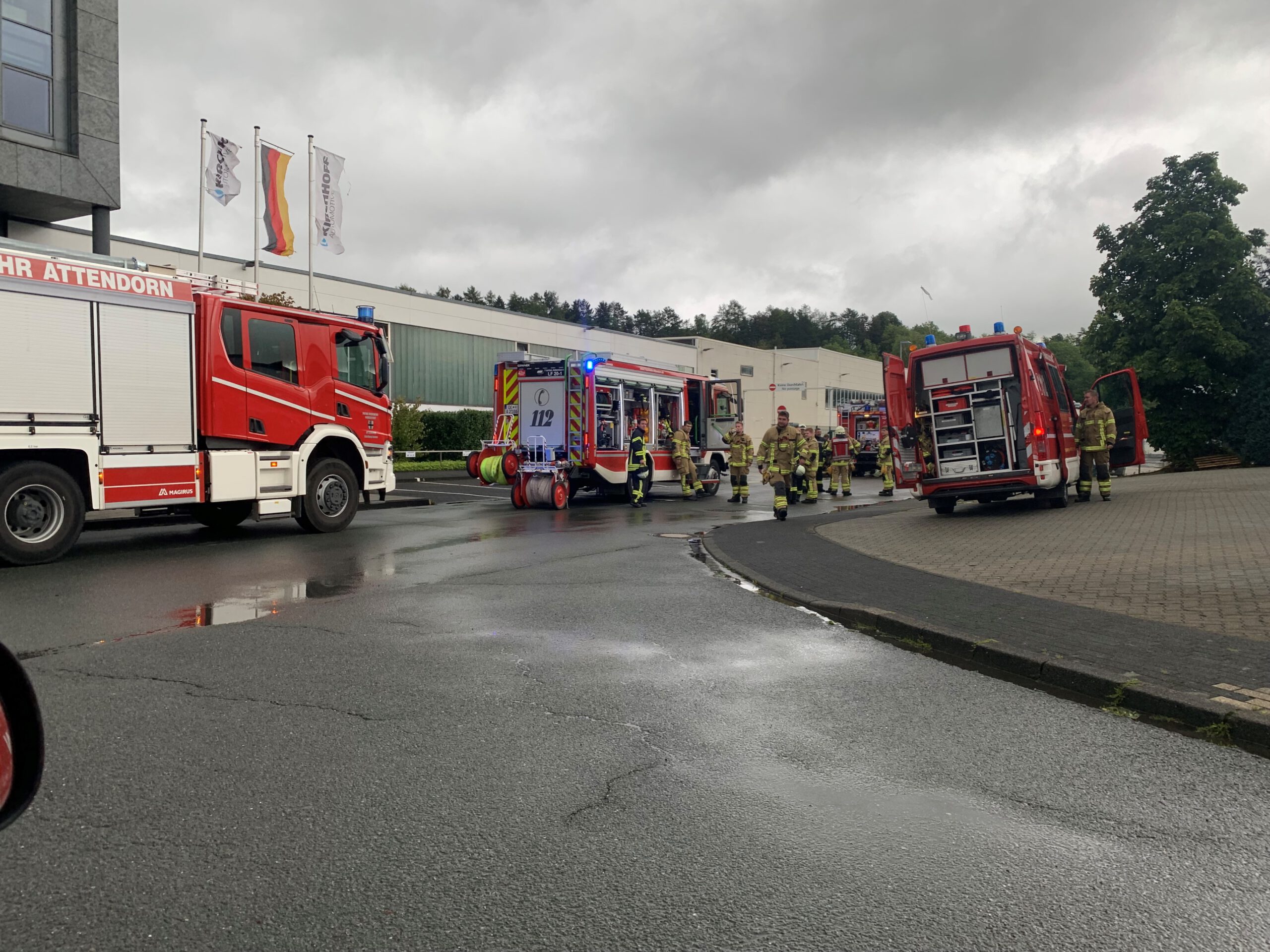 Brand einer Absauganlage