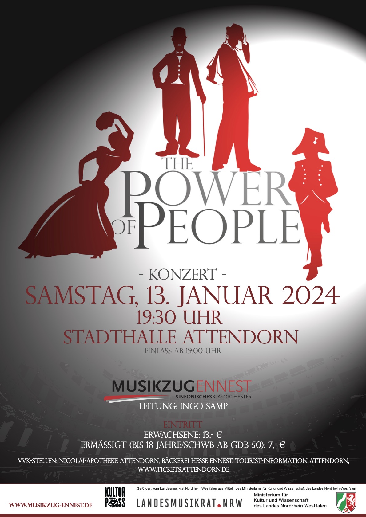 „The Power of People“ – Musikzug Ennest präsentiert Konzert in der Stadthalle