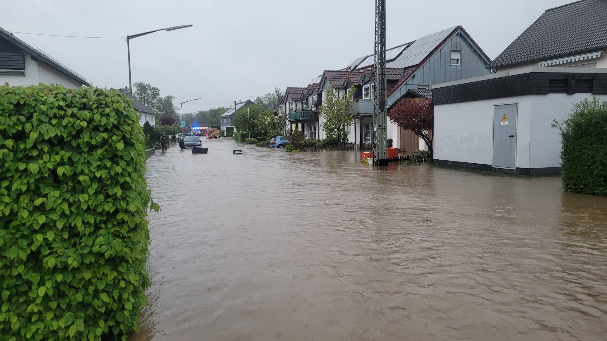 Starkregen über dem Wendener Land