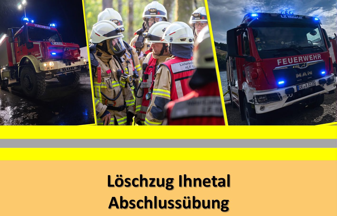 Abschlussübung des Löschzugs Ihnetal
